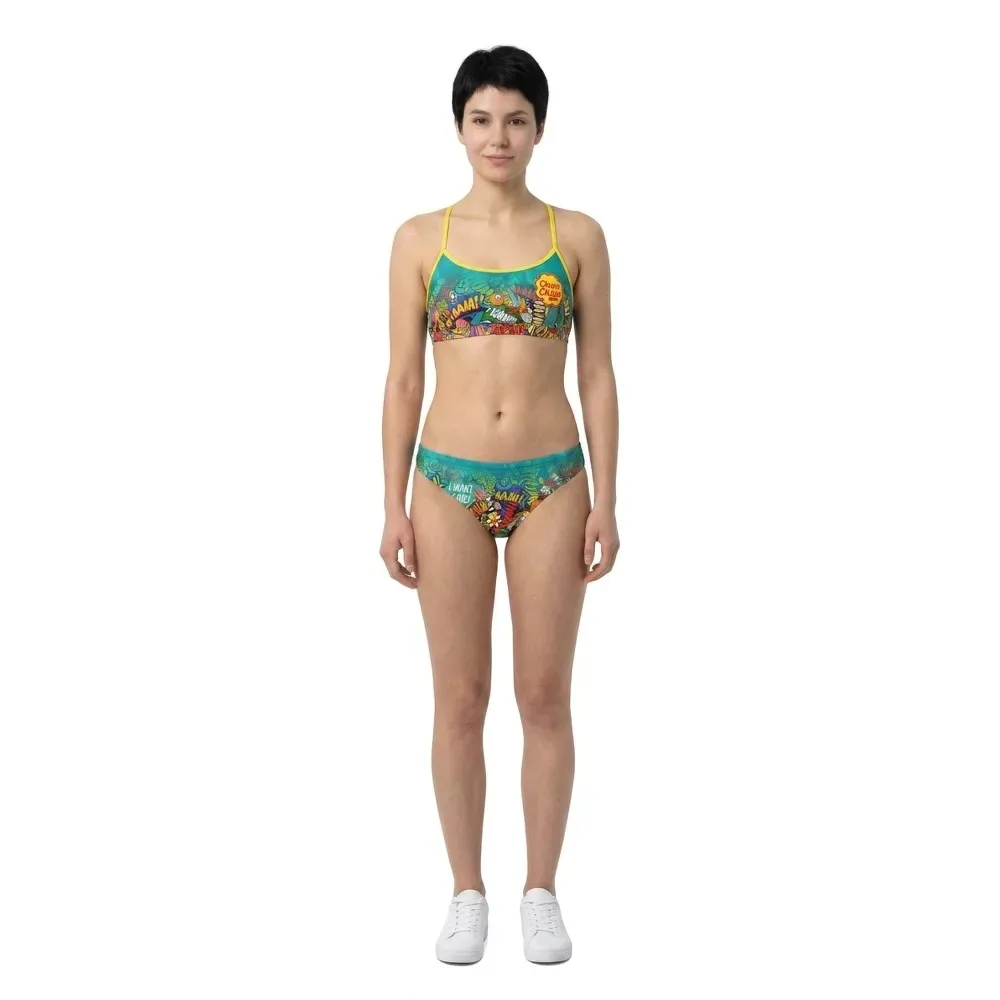 Chupa Chups Comic Bikini Multicolor L Women - OTSO - FashionsVida