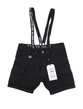 Pantalone Corto Uomo Utility Short Black - Alpha industries - FashionsVida