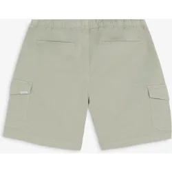 Bermuda cargo de hombre con cintura elástica y cordón de ajuste