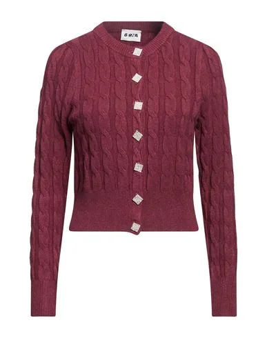 Strickjacke Damen Bordeaux M,S Damen - BERNA - FashionsVida