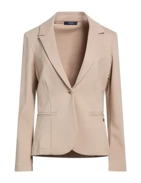Americana Mujer Beige L,M,S,XXL Mujer - Yes Zee By Essenza - FashionsVida