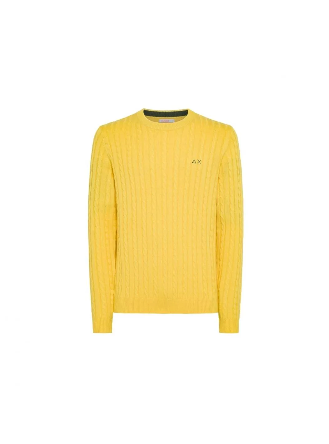 Maglione Round Giallo K43141 - Sun68 - FashionsVida