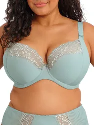 Womens Lucie Plunge Bra - Green Polyamide - Size 40gg