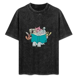 Elephant and Piggie Sticker T-Shirt Work Short Sleeve Cotton Top