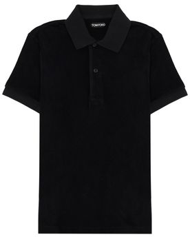 TOM FORD COTTON SILK TIPPING POLO