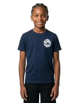 Industries T-shirt à Manches Courtes Logo Bp Ultra Navy 14 Années Garçon