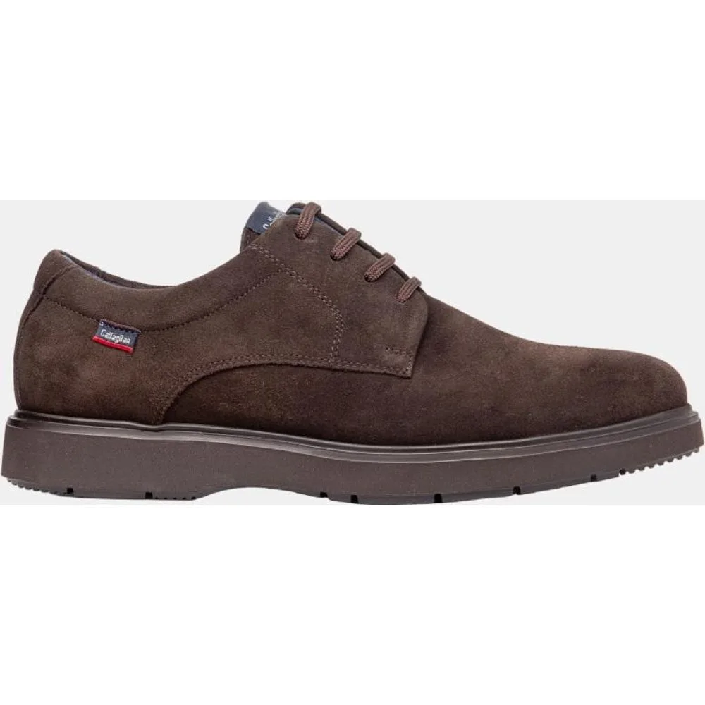 Zapato de cordones blucher de hombre en ante - Callaghan - FashionsVida