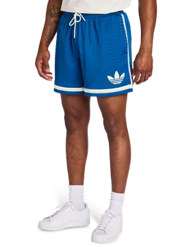 Warp Knit Men Shorts - Blue - Size S - Poly Mesh - Blue - Size: Small - Adidas - FashionsVida