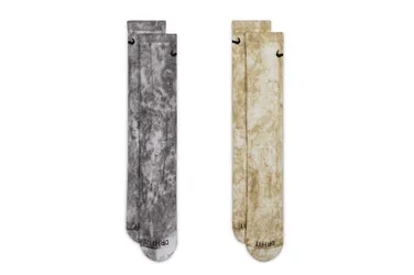 Cushioned Tie-Dye Crew Socks (2 Paar) - Socken - graubraun - Herren - Size: XL