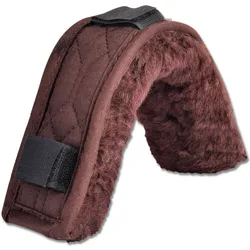 Lammfell Nasen- oder Kinnpolster, 18cm braun