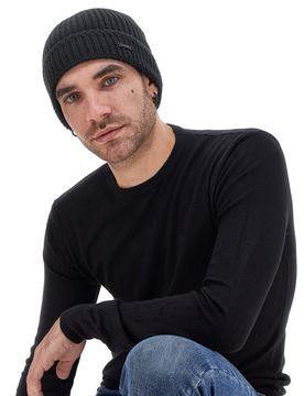 Berretto in maglia Nero Gian Marco Venturi 73116