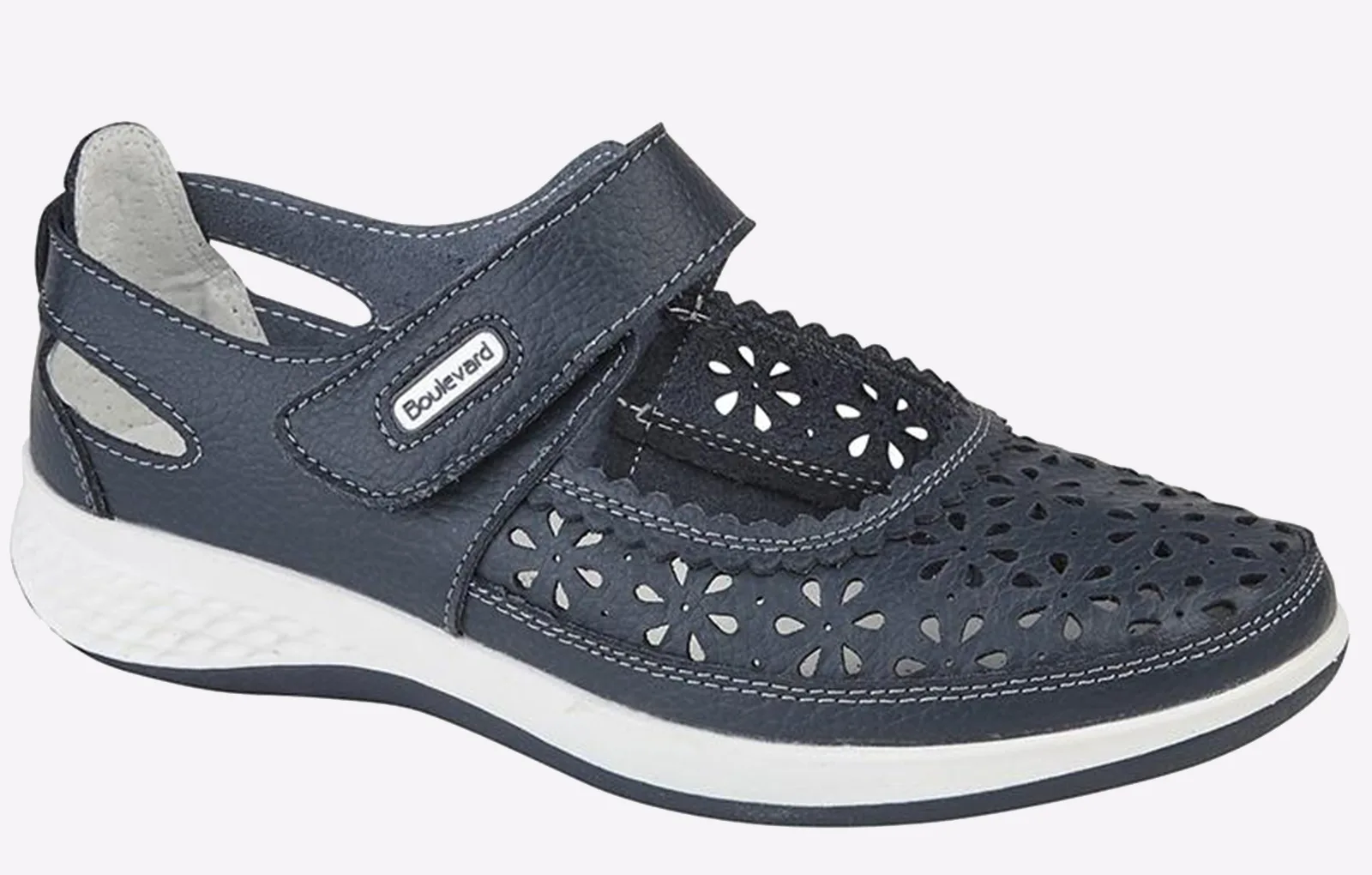 Madison Shoes Womens - Navy - Size Uk 9 - Boulevard - FashionsVida