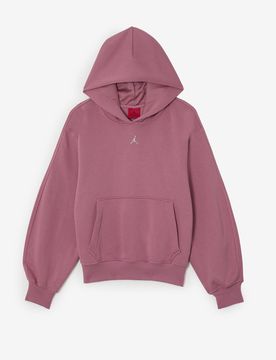 Hoodie Brooklyn Metallic Logo rose/argent m