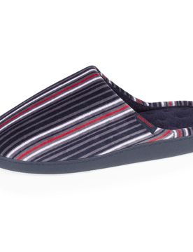 Chaussons mules Rayures bleues rayures 42