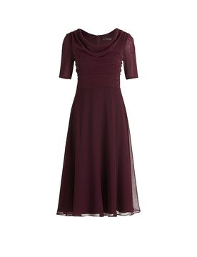 Cocktailkleid dunkelrot 44 damen