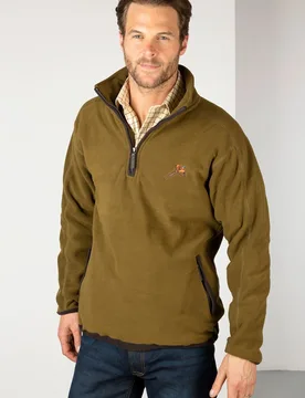 Gransmoor Mens Half Zip Fleece - Rydale - FashionsVida