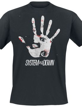 T-Shirt - Hand Eye - M bis XXL - für Männer - Größe L - schwarz - Lizenziertes Merchandise! - Männer - male