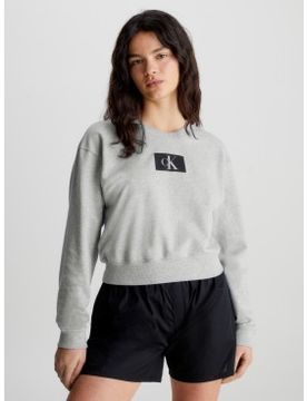Para mujer. 000QS6942E Sudadera Lounge CK96 (S), Homewear, Manga larga, Algodón Orgánico, Sostenible