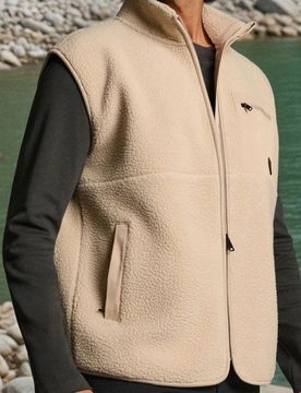 Felpa senza maniche - beige