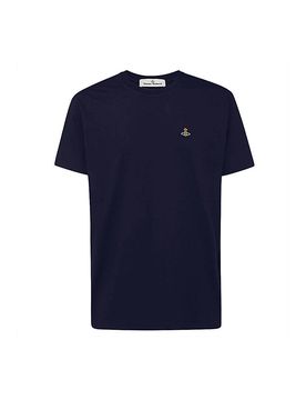 T-shirt in cotone navy
