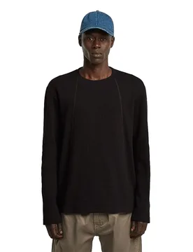 T-shirt à Manches Longues Tweeter A Line Dark Black XL - G-Star - FashionsVida