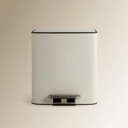 Cubo de basura con pedal 2 x 11,5 L