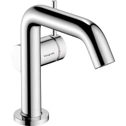 Grifo monomando para lavabo con vaciador automático y CoolStart Tecturis S Fine 110