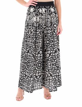 Pantalone in cotone NERO 42