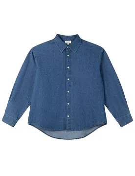 Chemise à Manches Longues 30000396 Denim Medium Blue Denim M