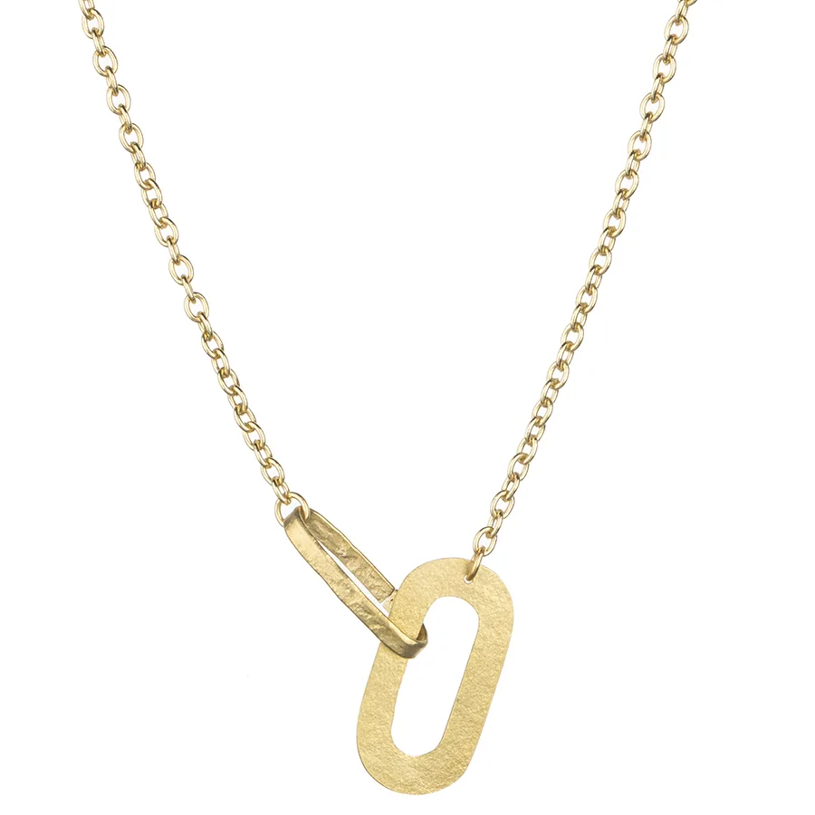 Chain Single Flat Necklace - Just Trade - FashionsVida