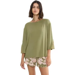 Camiseta de mujer de pijama en tencel