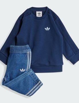 Completo Denim Crew Infant 3-6M Medium Blue Denim / Night Indigo