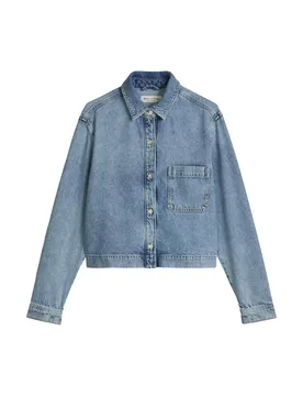 Denim Blouses Longsleeve, Relaxed F female