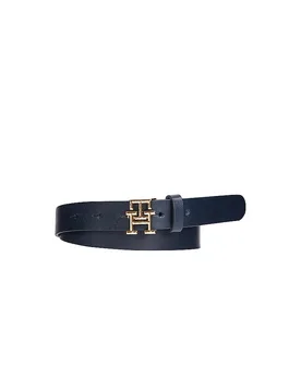 Ledergürtel dunkelblau 90 damen - Tommy hilfiger - FashionsVida