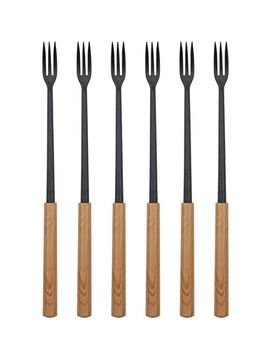 Käsefonduegabeln „Wood“ 6er-Pack