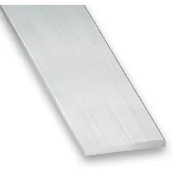 Perfil Liso Aluminio Bruto 1 m
