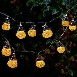 Pagen LED-Lichterkette Kürbis