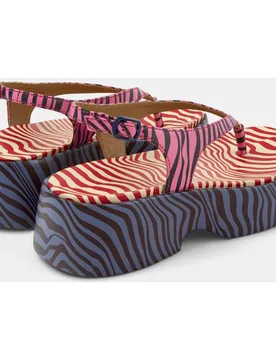 Sandalias de tacón de mujer de piel tasha - Camper - FashionsVida
