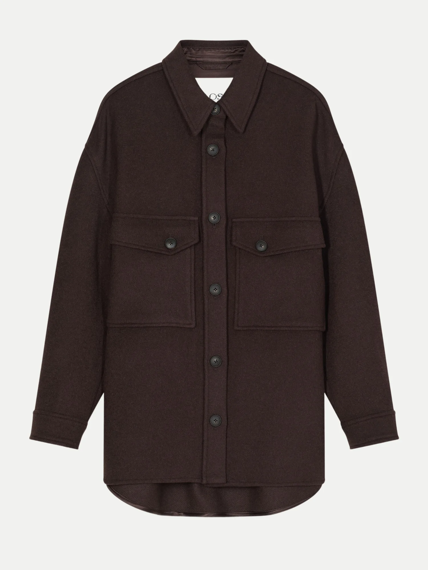 Closed Oversized Hemdjacke Braun XS - Closed - FashionsVida