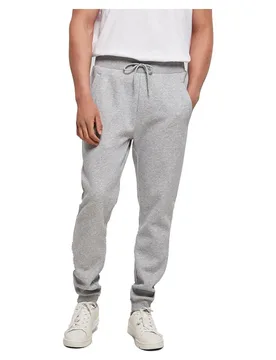 Pantalon De Survêtement Organic Basic Heather Grey L - Build Your Brand - FashionsVida