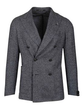 Lana a doppio petto e blazer di seta