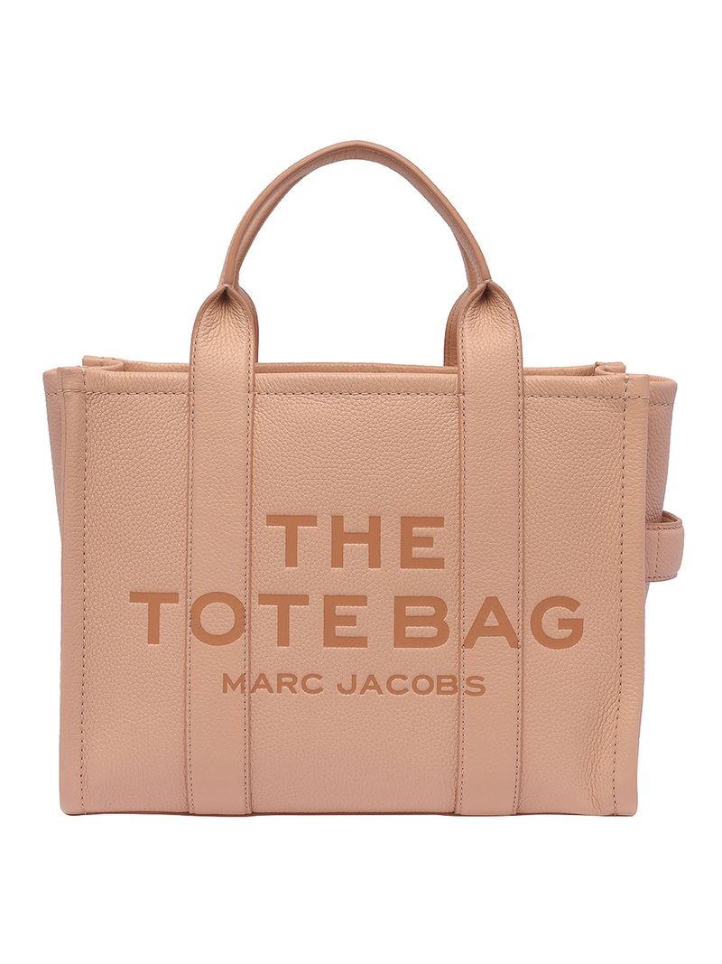 Borsa media in pelle con logo