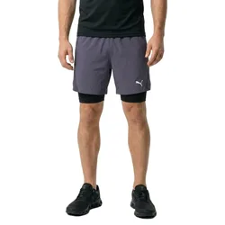 Pantaloni Corti Velocity 2in1 Inky Depths XL