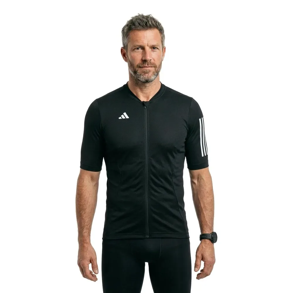 Maillot à Manches Courtes Tempo 3 Stripes - Adidas - FashionsVida
