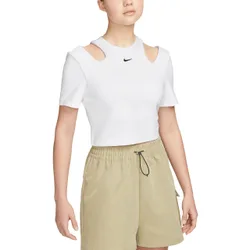 Sportswear Essentials Tee White / Black M Damen