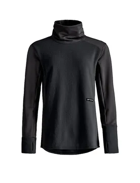 Sweat fonctionnel en polaire côtelé noir S - Ortovox - FashionsVida