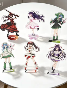 Anime Date A Live IV Kurumi Tokisaki Yatogami Tohka Gothic Punk Acrylic Stand Model Plate Keychains Desktop Ornament - Aliexpress - FashionsVida