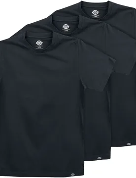 T-Shirt - T-Shirt 3er-Pack - S bis XXL - für Männer - Größe M - schwarz - Männer - male - Dickies - FashionsVida