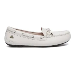 Grebes Leather Loafer - White - Size: 6