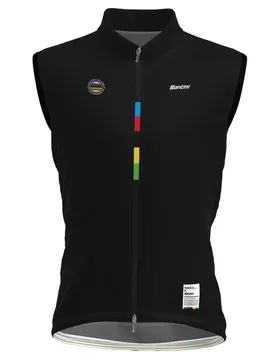 Gilet Uci World Champion Mondo 2025 Black - Santini - FashionsVida